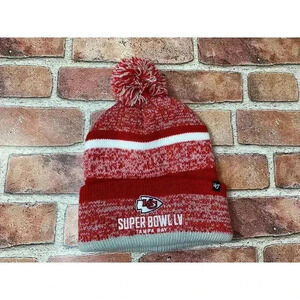 NWT NFL Tampa Bay Beanie by 47brand  Red